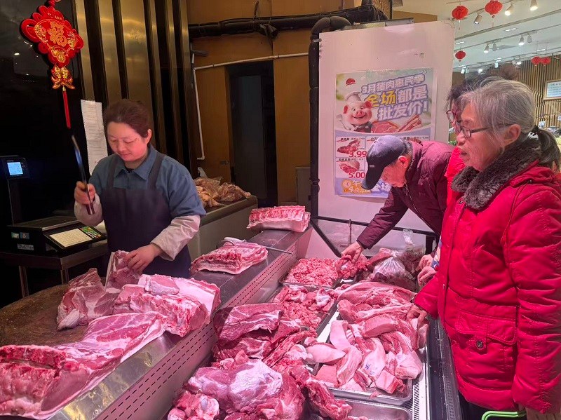 天惠超市悅城店：二月二龍抬頭，豬肉勁爆銷售！