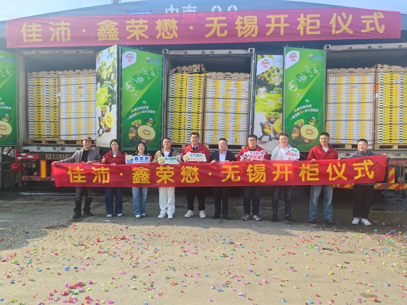 朝陽水果市場盛大舉行佳沛金果開櫃儀式，開啟新西蘭陽光美味新季